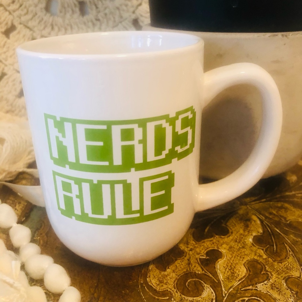 NERDS RULE Cafe/ Tea Ceramic Mug - Picture 7 of 9